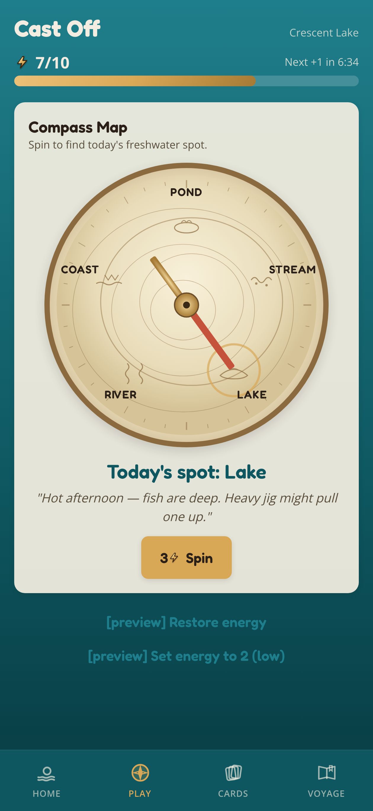 Play — Compass & Tackle Trio